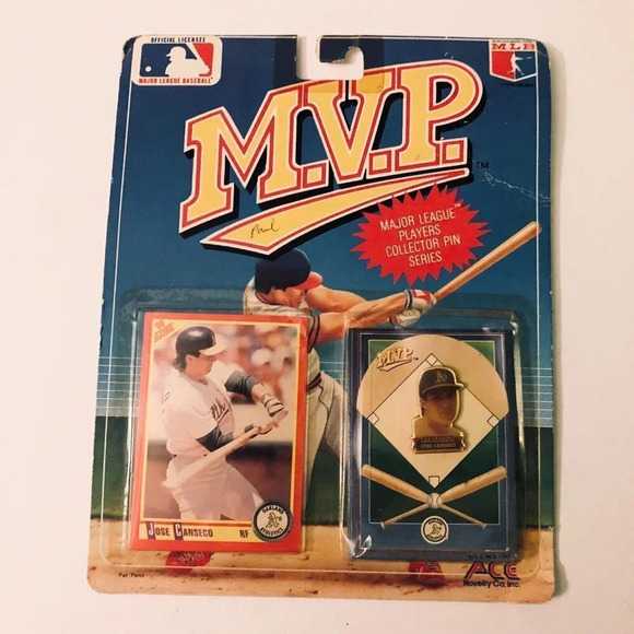 1990 MLB  MVP Major League Players Collector Pin Series Jose Canseco - Picture 1 of 16
